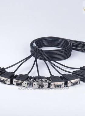 OBD216P公i头接8个DB9P母头接口SraleRS232诊断工具连TRM接线