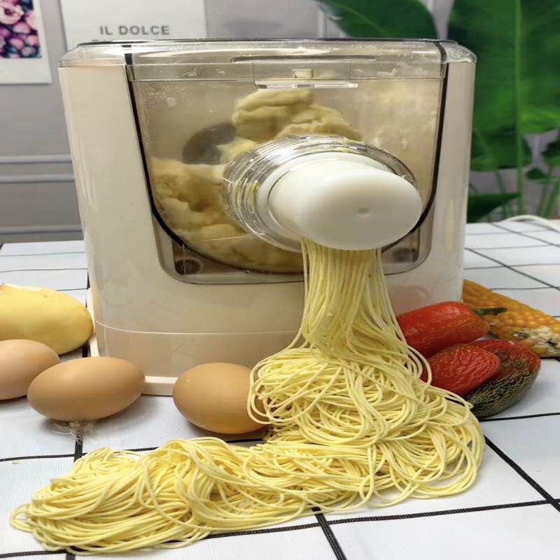 厨冠全自动智能面条机第八代家用压面机和面机电动饺子皮机醒面图片