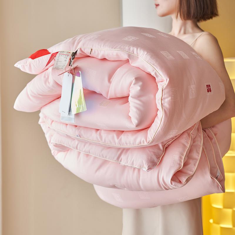 2025新婚庆喜被春秋DPO被子四款季结婚字蚕丝冬被加厚被保暖喜芯