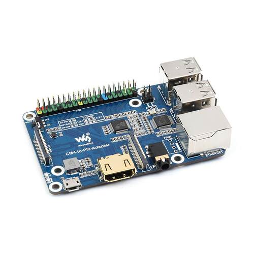 树莓派CM4转3B扩展板 Raspberry Pi 3 Model B/B+ 替代方案 B型
