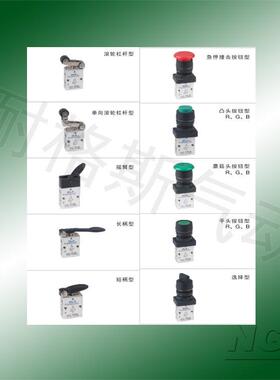 供应二位三通机械阀NSR/L/Y/C/D/PL/PP/PM/PF/HS-M5/06/08