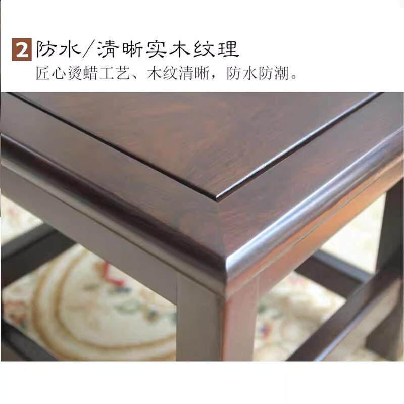 方凳新酸凳枝木实木小子家用t板凳781矮凳换鞋凳中式新款客厅ω
