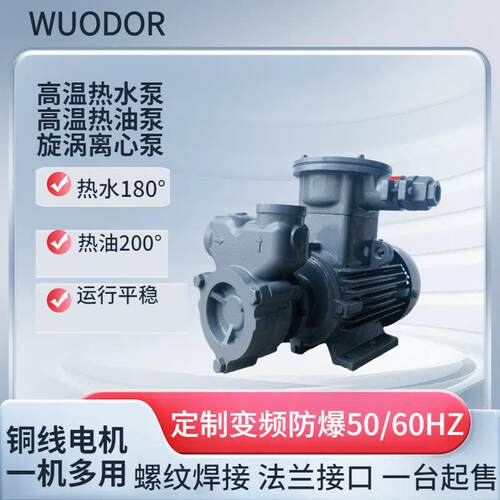 供应WM-03EX防爆热油泵2.2kw卧式电动导热油循环泵Aulank