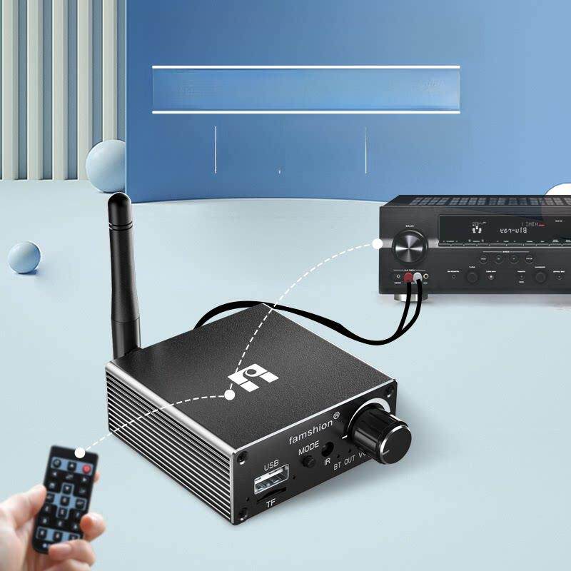 梵声D18蓝牙接收器5.1老音响箱功放转变无线音频适配器无损立体声