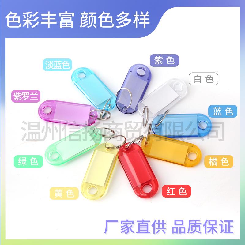 寄存u盘可标记编号锁匙牌钥匙圈吊牌汽车写字标签贴号码牌摩托车