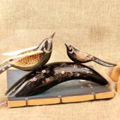 牛角工艺品家居装 饰品创意小摆件现代电视红酒柜玄关客厅礼物喜鹊