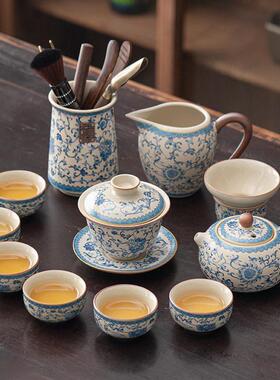 Chinese Kung Fu Tea Set glass Portable Teapot Set