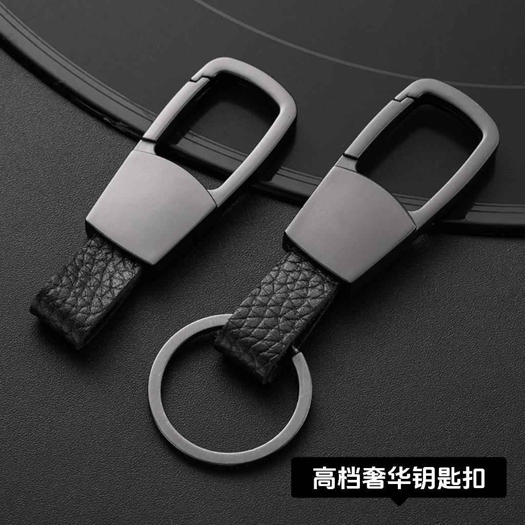 进口高级钥匙扣翻毛皮汽车钥匙链个性创意情侣男女简约钥匙挂钩