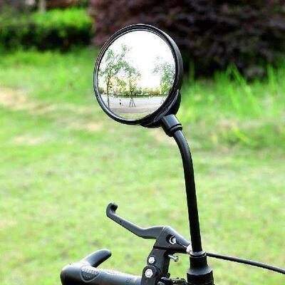 2/1pcs Bike Rear Mirror Bicycle Convex Mirror Rotation0