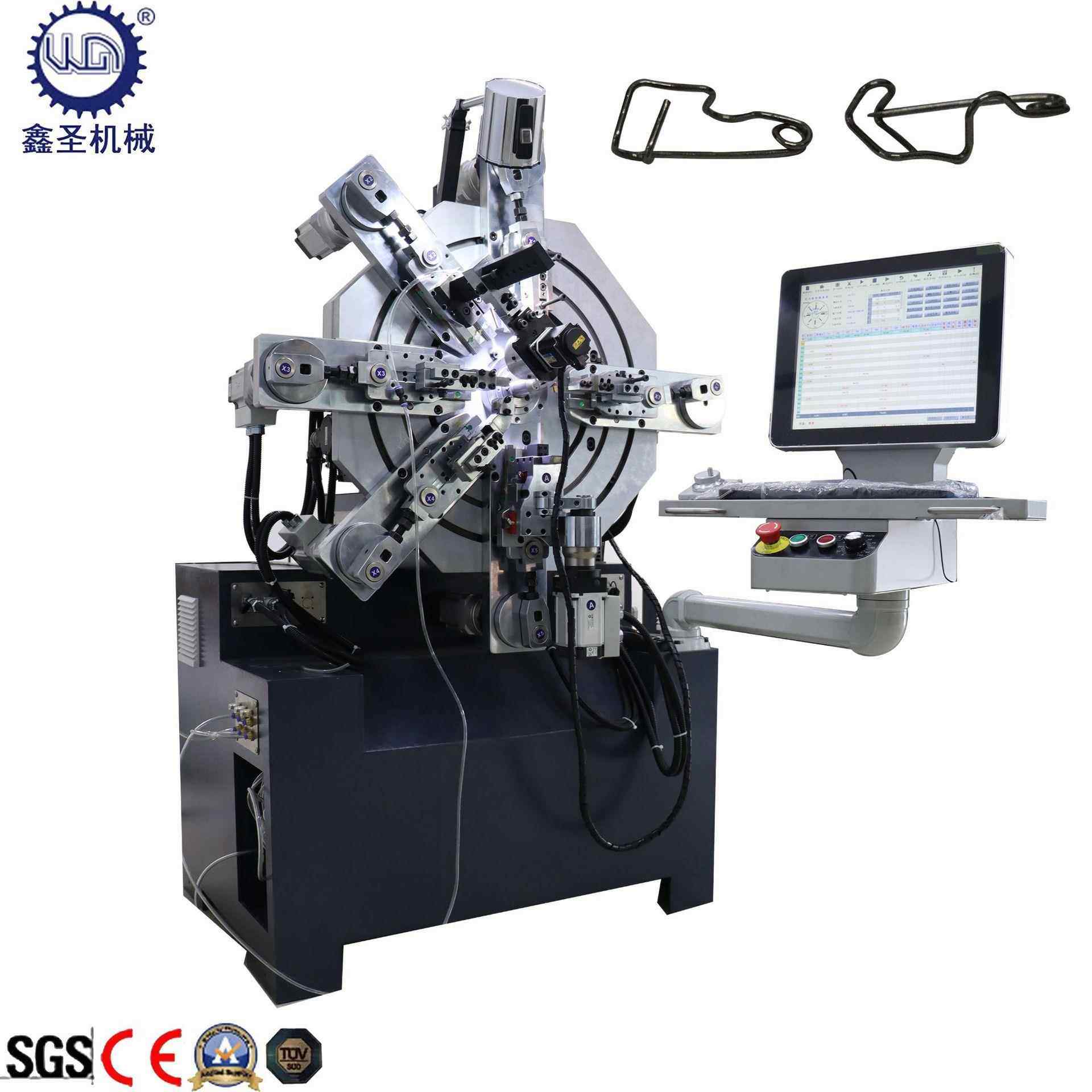 源头工厂CNC数控无凸轮别针成型机含磨尖回形针成型机机械