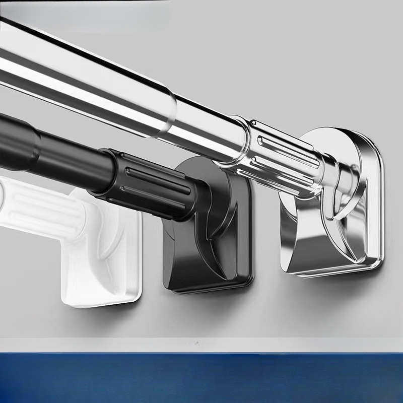 免打孔伸缩晾衣杆阳台晒衣杆凉衣捍浴帘杆不锈钢窗帘杆一根支撑杆,家装主材,晾杆,淘宝优惠券,粉丝福利购,淘宝优惠卷