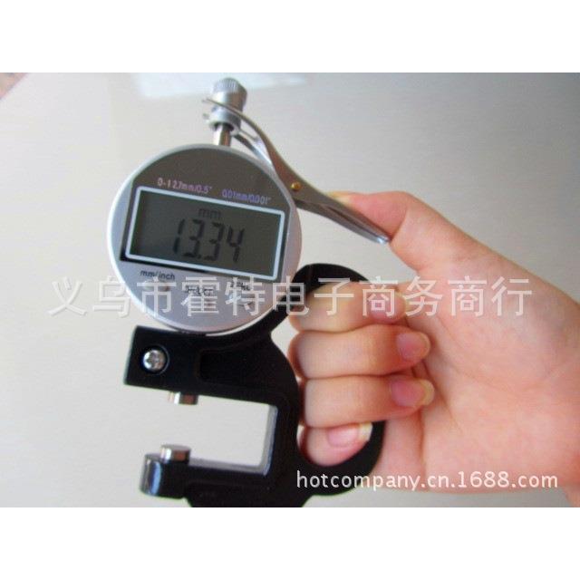 0-12.7*0.01mm数显测厚规 数显平头测厚规 电子测厚仪 厚度计
