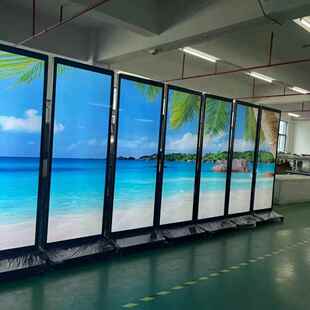 厂家直销寸显示展20220407厅文创5宣传高清画质自主切割立面式7广