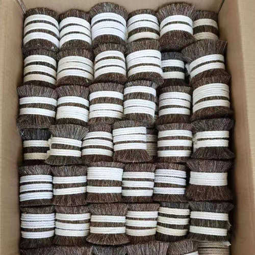 批发灰色纯马尾硬毛 采耳工具毛刷 工业毛刷  尺寸颜色都可订货