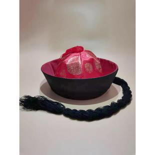 皇帝帽太监帽古装帽公公帽子清朝皇宫帽 舞台演出道具 清朝大臣帽