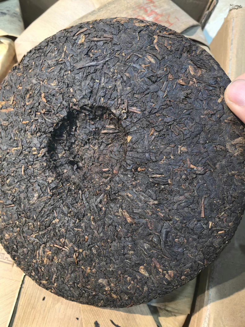 2003年金毫餅布朗山喬木古樹普洱熟茶餅357克一片 普洱茶 BUASHOP普洱老茶