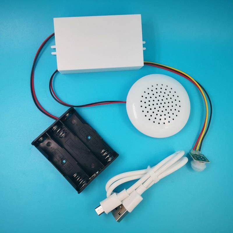深江龙DC5V/12V迎宾diy人体感应usb自定义MP3语音可自换声音模块