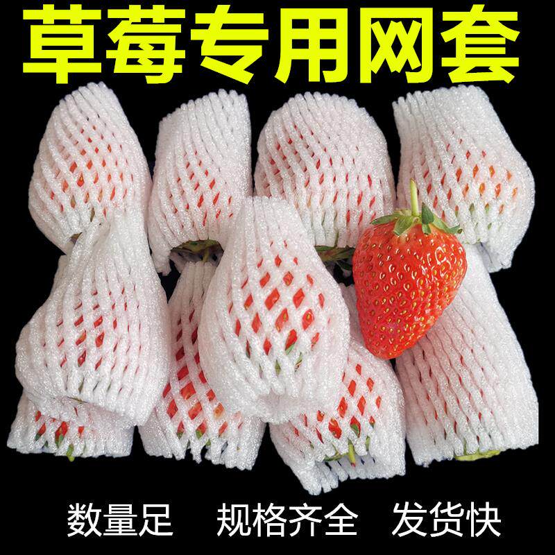 草莓枇杷水果网套快递防撞泡沫网套鸡蛋水果保护套袋