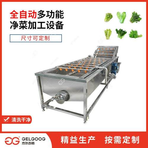 食品厂叶菜类蔬菜清洗加工设备娃娃菜全自动洗菜机白菜清洗机