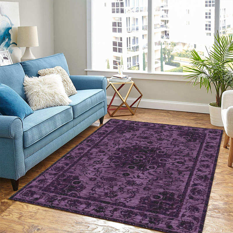 尼尔防滑沙发民族加厚地毯地茶几可折叠北欧家用垫水洗客厅风雪