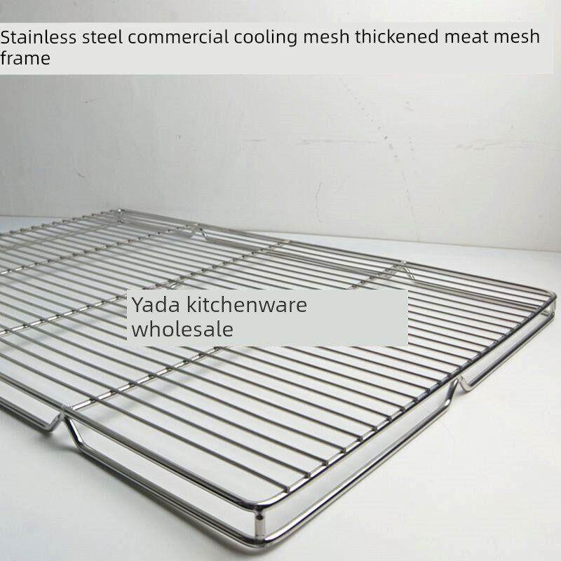 不锈钢猪肉网烧烤网架加厚猪肉架蛋糕冷却架储存架双网烘烤工具