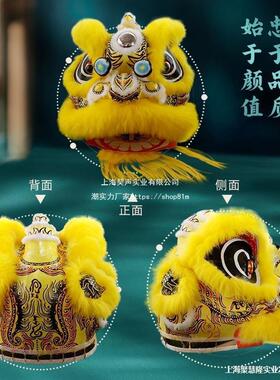 龙之音竹编舞狮道具广东羊毛学生醒狮灯光夜光酒吧展示南狮子全套