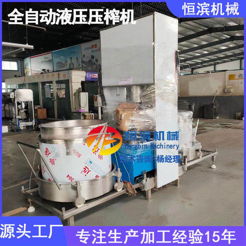 自动卸渣胶棉条脱水压滤机胶棉拖把头挤干脱水机大型液压压榨机