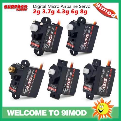 SURPASS HOBBY 2克 3.7克 4.3克 6克 8克 数字舵机 迷尔servo