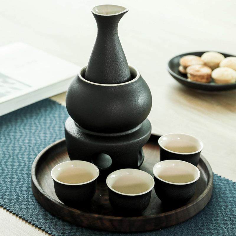 陶瓷温酒壶 温酒器 黄酒温酒具暖酒器热烫酒壶套装