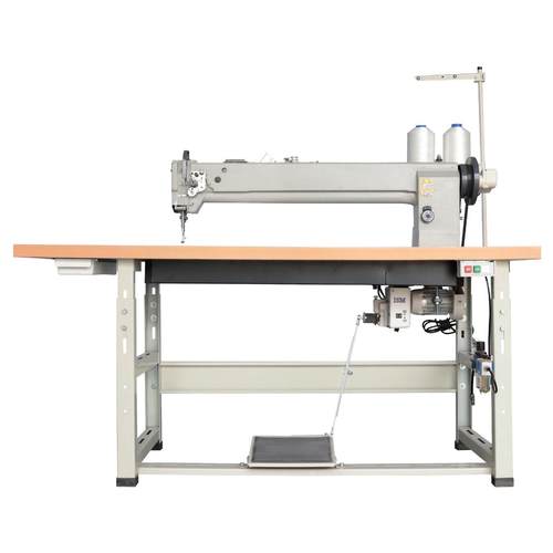 广州床垫面料长臂单针补花机加长操作空间长臂工业缝纫机