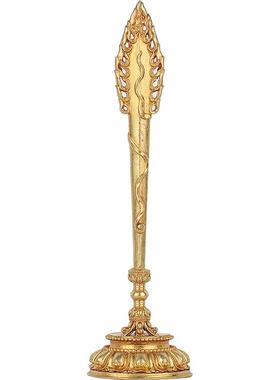 高档铜制尼泊尔文殊剑殊金艺杵宝剑工品家刚居用品桌面文家用办公