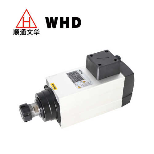 顺通 4.5KW方形风冷高速电主轴 雕刻机主轴电机 车床主轴 cnc主轴