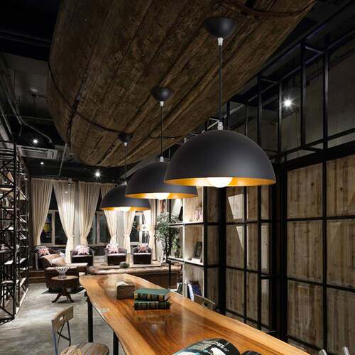 新款直销火锅店吊灯工业风复古单头创意个性餐厅吧台餐馆饭店烧烤