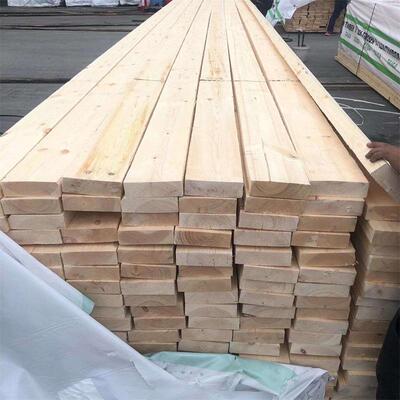 松木条云杉赤松进口板材木方条定长定规格三角木条烘干抛光