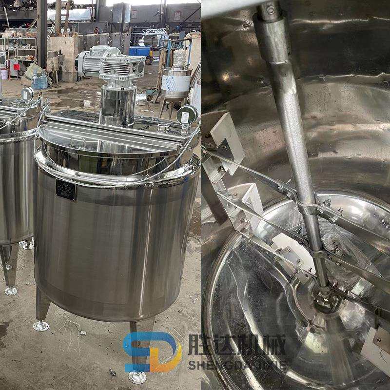 不锈钢气动防爆搅拌罐气动水剂搅拌缸油漆搅拌器搅拌桶可移动