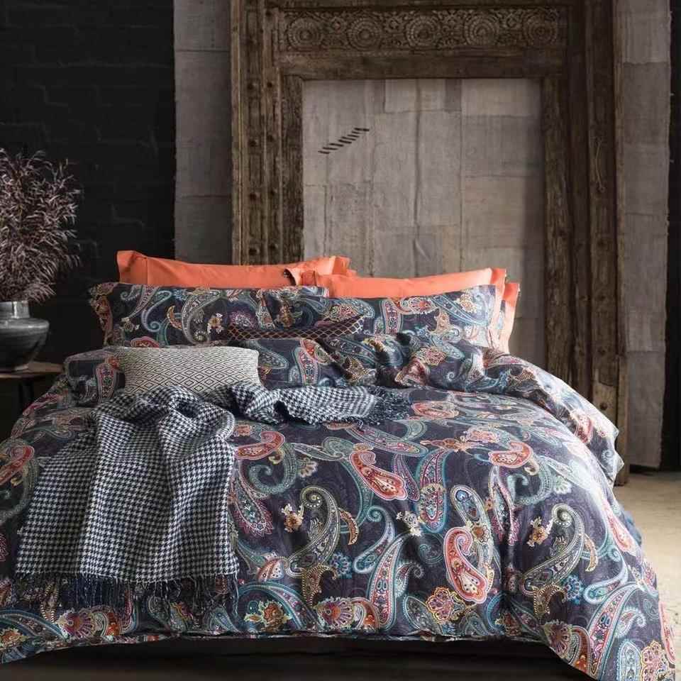 高档金太阳新中田园60%支长套绒棉纯式棉四件100全棉被套床上用品