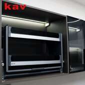 厨房升降拉篮 橱柜升降拉篮 吊柜玻璃升降拉篮 拉篮 kav吊柜升降式