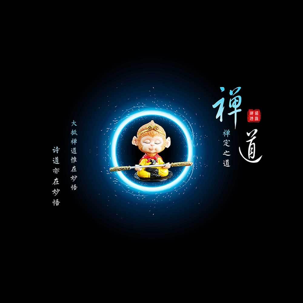 龙鱼缸背景贴纸画高清3D立体水族箱壁纸装饰造景贴纸自粘静竹定制