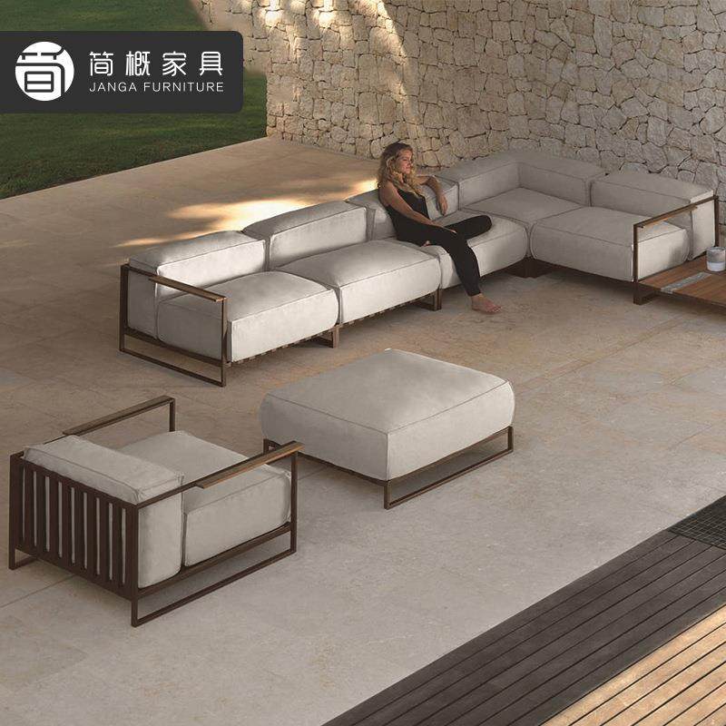 户轻奢沙台发庭院别墅民宿室492家具客厅阳露台外椅子脚外踏茶几,住宅家具,户外沙发,淘宝优惠券,粉丝福利购,淘宝优惠卷