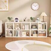 SG0063柜置书物书柜落地客厅矮柜中古风收纳柜简格子储物柜易边柜