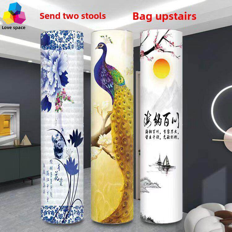 360度旋转鞋柜 现代创意简约门厅柜阳台玄关鞋架加大圆形圆柱特价