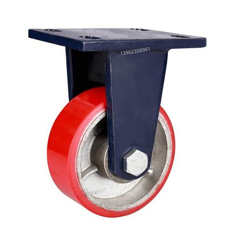 氨超重型脚45681寸承重铸铁心聚酯万向轮轮012寸吨位万4寸5寸6向