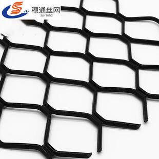 金铝铝合菱形网片美格网X7mm66cm孔实心不划手防EBB盗防护小孩铝