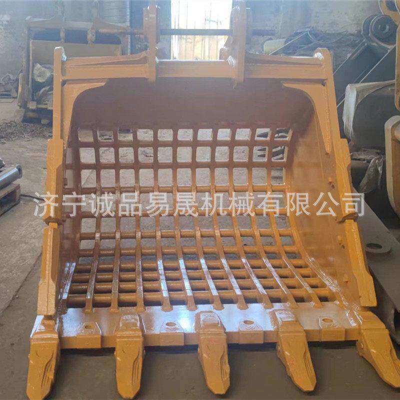 挖掘机筛分斗挖掘机网格斗筛分挖斗格栅斗挖掘机岩石挖斗