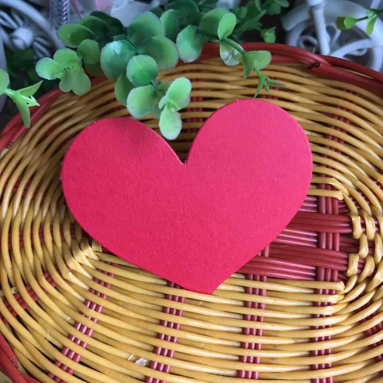 红色大号爱心卡 爱心形情人节告白卡纸节日贺卡空白卡生日卡片