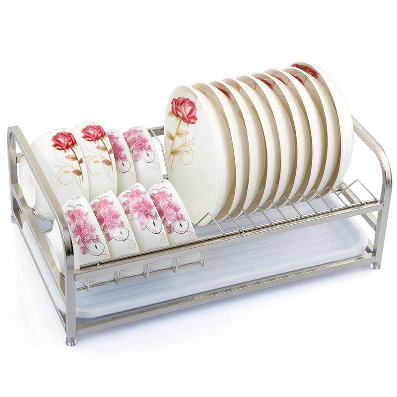 正品304锈钢不碗架厨房晾放碗架家用洗盘子水单层沥餐具收纳置物
