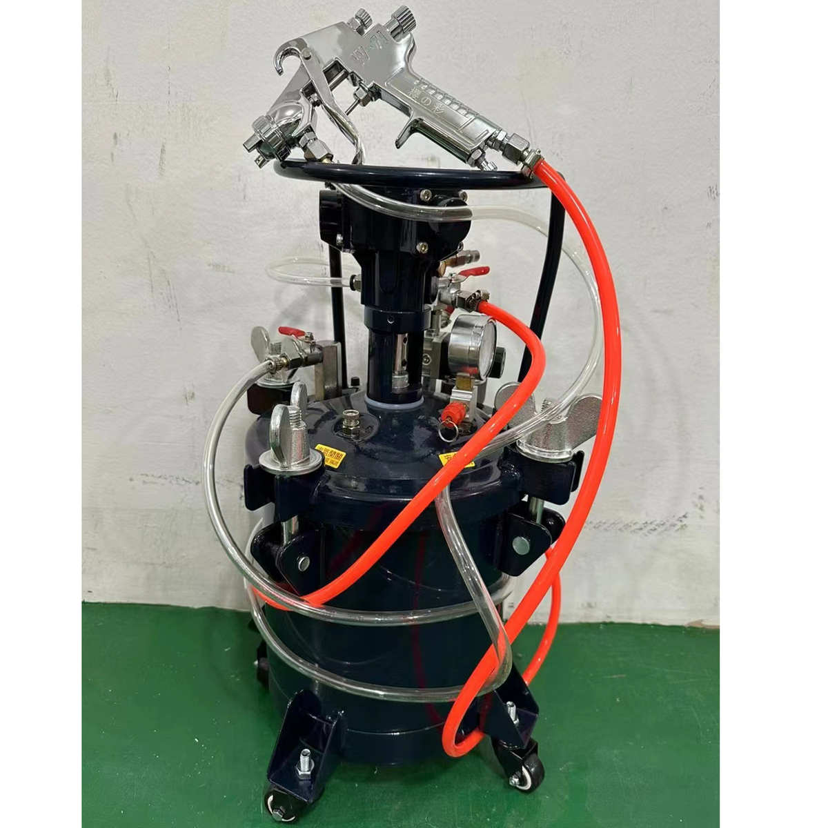 胶桶压力罐搅拌高压304涂料外墙喷漆油漆不锈钢自动桶10l20l30l喷