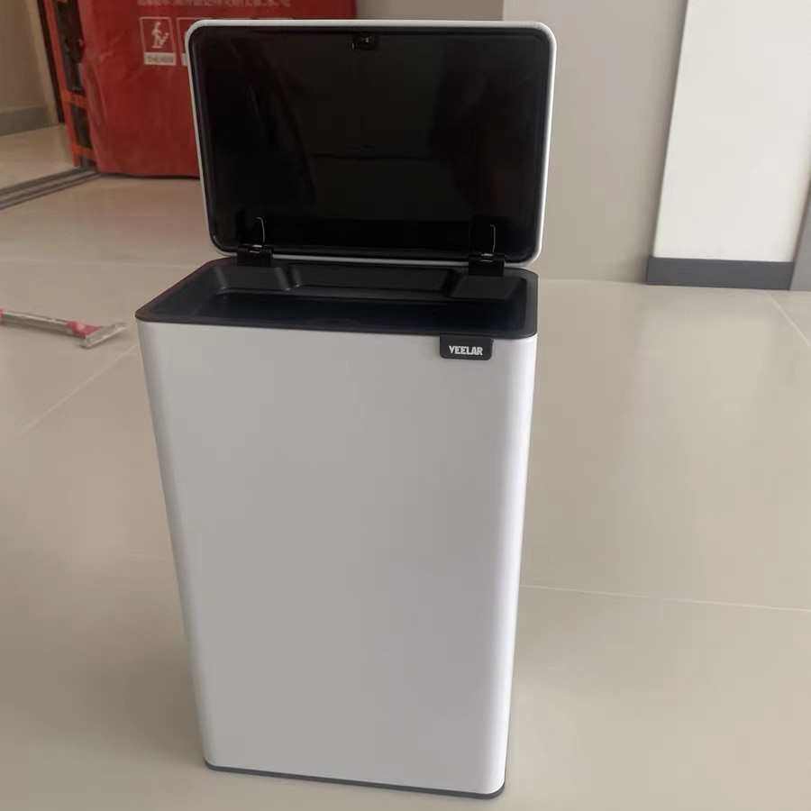 VEELAR厨房垃圾桶挂式家用2024新款免弯腰小号厨余带盖壁挂高颜值