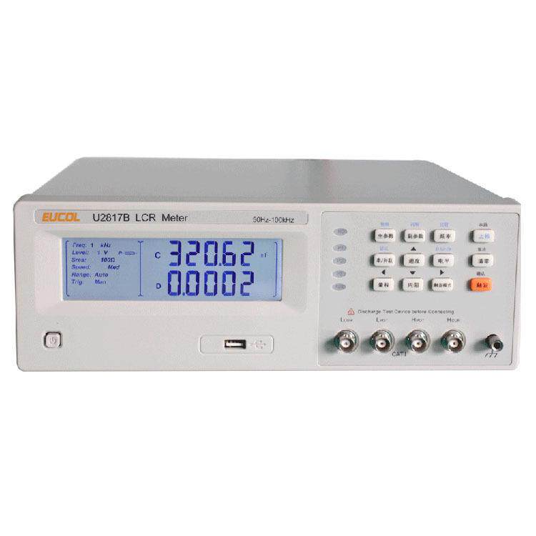 优高LCR数字电桥U2811D/U2830/U2817B电阻电容电感元器件测试仪 - 实物图