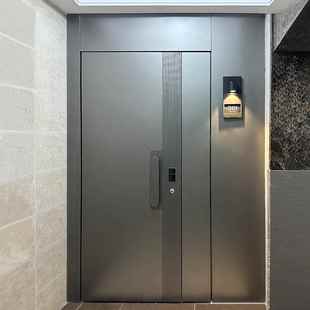 入户门防盗门别墅大门双开门进户子母门定制一门一景单铜门铸铝门